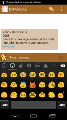 Messaging android App screenshot 3