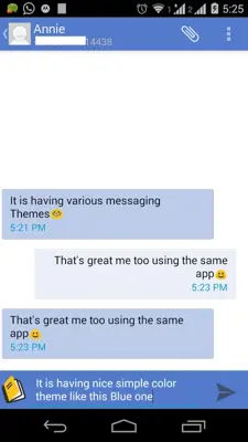 Messaging android App screenshot 4