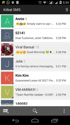 Messaging android App screenshot 7